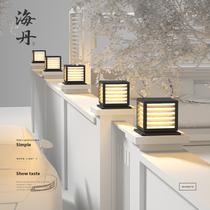 Solar column headlights outdoor large doorway door column lamp Outdoor waterproof courtyard lamp Home Modern Villa Wall Lamp