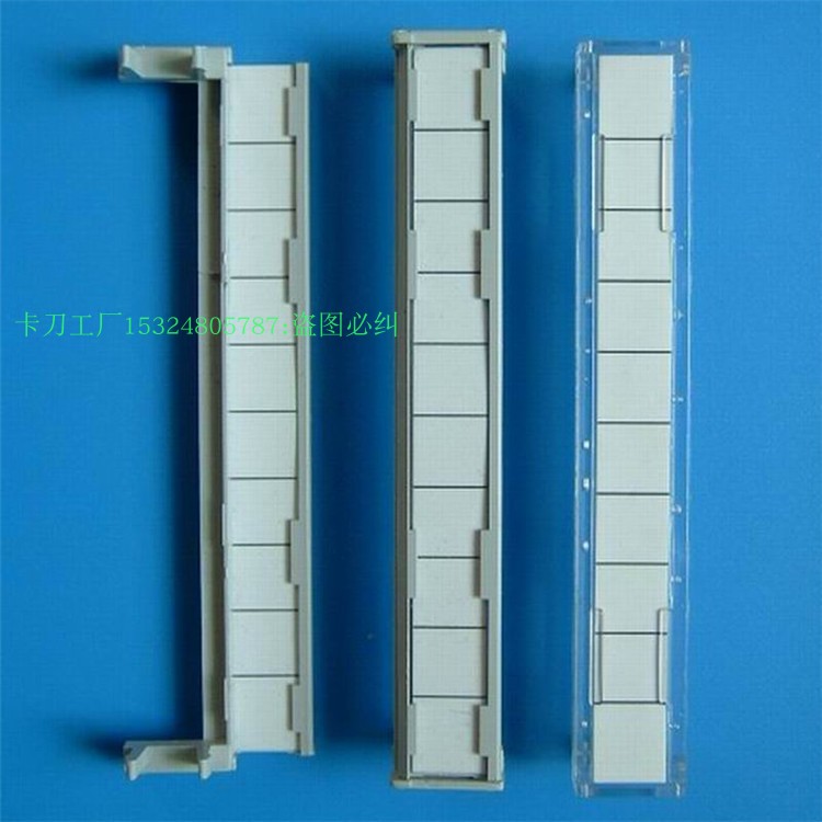 Label Holder for 10 Pair Krone LSA-Plus Disconnection Module