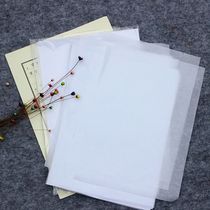 Factory Sales 16k Linyi Paper 1000 Sheets 17g Class A Copy Paper Semi-transparent Paper Calligraphy Three Gardens Pen Paper