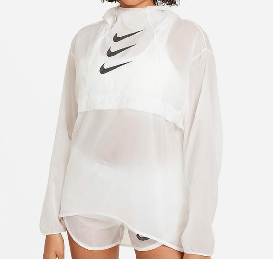 Nike/耐克 女子 连帽轻薄休闲套头衫卫衣皮肤衣 DA1277-100
