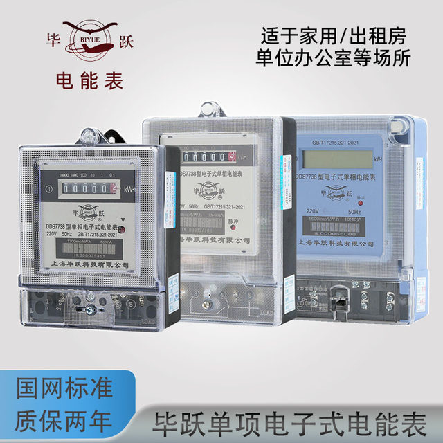 Bi Yue (formerly Shanghai Huali) single-phase meter economy