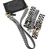 Шахматы, сумка, аксессуар для сумки, ремешок для сумки, подтяжки, бретели, коллекция 2022, 2.5см, 3.8см