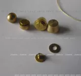 Кожаные и кожаные аппаратные аксессуары чисто медные ноги база ногтя