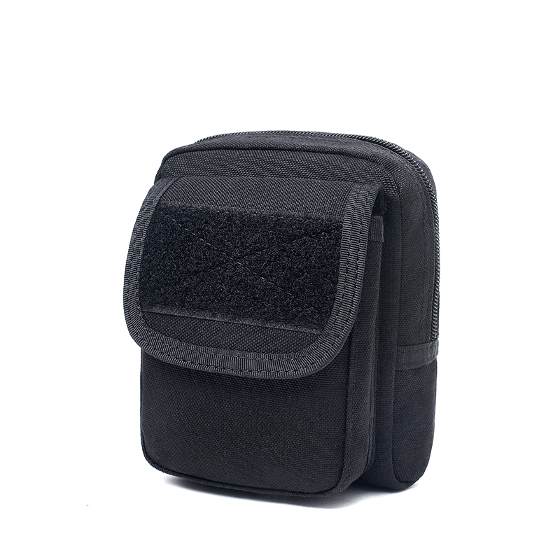 1000D outdoor tactical secret service fanny pack sports and leisure close-fitting wear belt 6 inch mobile phone hanging bag wallet MOLLE