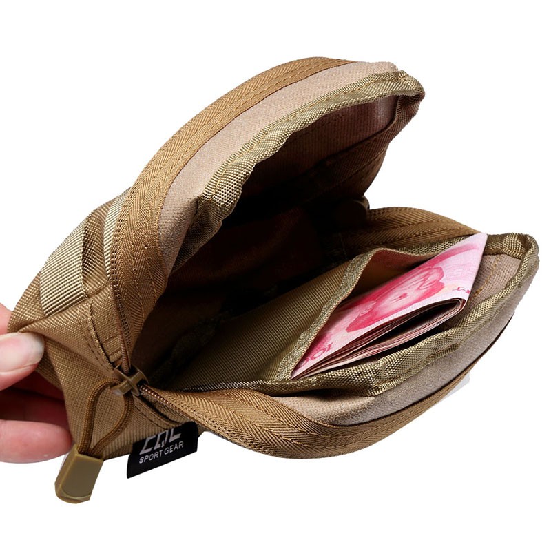 Quạt quân đội ngoài trời MOLLE gói phụ kiện chiến thuật đi lại túi nhỏ túi đựng điện thoại đeo hông