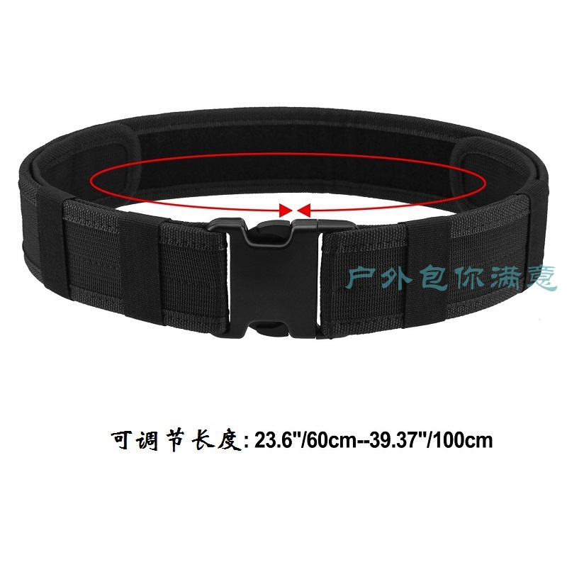 Fan quân đội ngoài trời cường độ cao 600D quy định quân sự nylon ngụy trang vành đai chiến thuật đào tạo an ninh vũ trang với đi bộ đường dài quần vành đai thắt lưng vải canvas