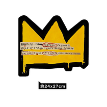 Basquiat Little Crown Luggage Sticker Waterproof Full Sticker Personalized Creative Graffiti No Glue Stylish Brand Sticker