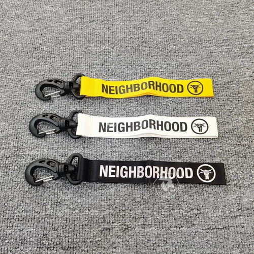 Супер дисконтированный район NBHD держатель ключей писем аксессуары блокировки пряжка для брелок подвес