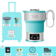 ấm siêu tốc panafresh Nhật Bản gấp du lịch cầm tay nhỏ ấm điện du lịch nhỏ - ấm đun nước điện sieu toc