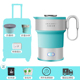 ấm siêu tốc panafresh Nhật Bản gấp du lịch cầm tay nhỏ ấm điện du lịch nhỏ - ấm đun nước điện sieu toc