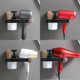 На полке фен, стойка для волос в ванной комнате, Дайсон Лейфен положил стойку для удара