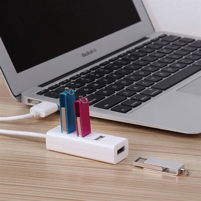 Bộ chia USB máy tính 3.0 dài dòng một cho hai máy tính xách tay 2.0 tốc độ cao mở rộng có thể sạc lại - USB Aaccessories quạt sạc mini