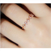 My real friend Li Tao Guan Guanguan Jo Xins Same Ring Insert Diamond Zircon is super-fire and gas personality wave