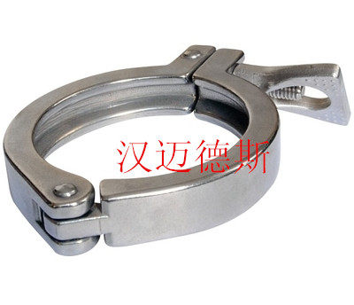 304 stainless steel quick-fit clamp joint 304 sanitary level hoop clamp holder hoop pipe clamp quick pipe buckle