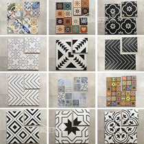 Flower tiles subway tiles 300x300 Nordic bathroom balcony kitchen wall tiles non-slip floor tiles simple parquet tiles