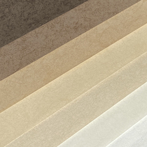 Silk non-woven wallpaper solid color plain brown yellow curry color bedroom living room hotel warm light yellow wallpaper