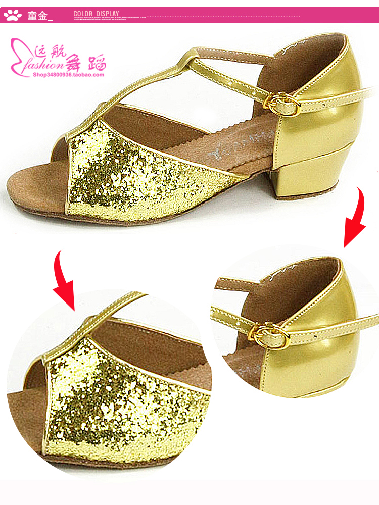 Voyage dance Giày khiêu vũ Latin Cô gái trẻ em Giày khiêu vũ Cô gái giày đế mềm Giày trẻ em trong nhà Giày khiêu vũ - Khiêu vũ / Thể dục nhịp điệu / Thể dục dụng cụ giày tập múa cho bé