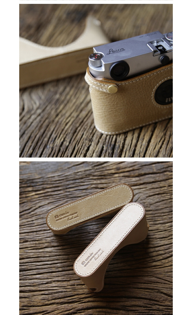Cam-in Leica Leica M2 M3 M4 M6 M7 MP vỏ máy ảnh bao da nửa đặt CA031 - Phụ kiện máy ảnh kỹ thuật số balo benro