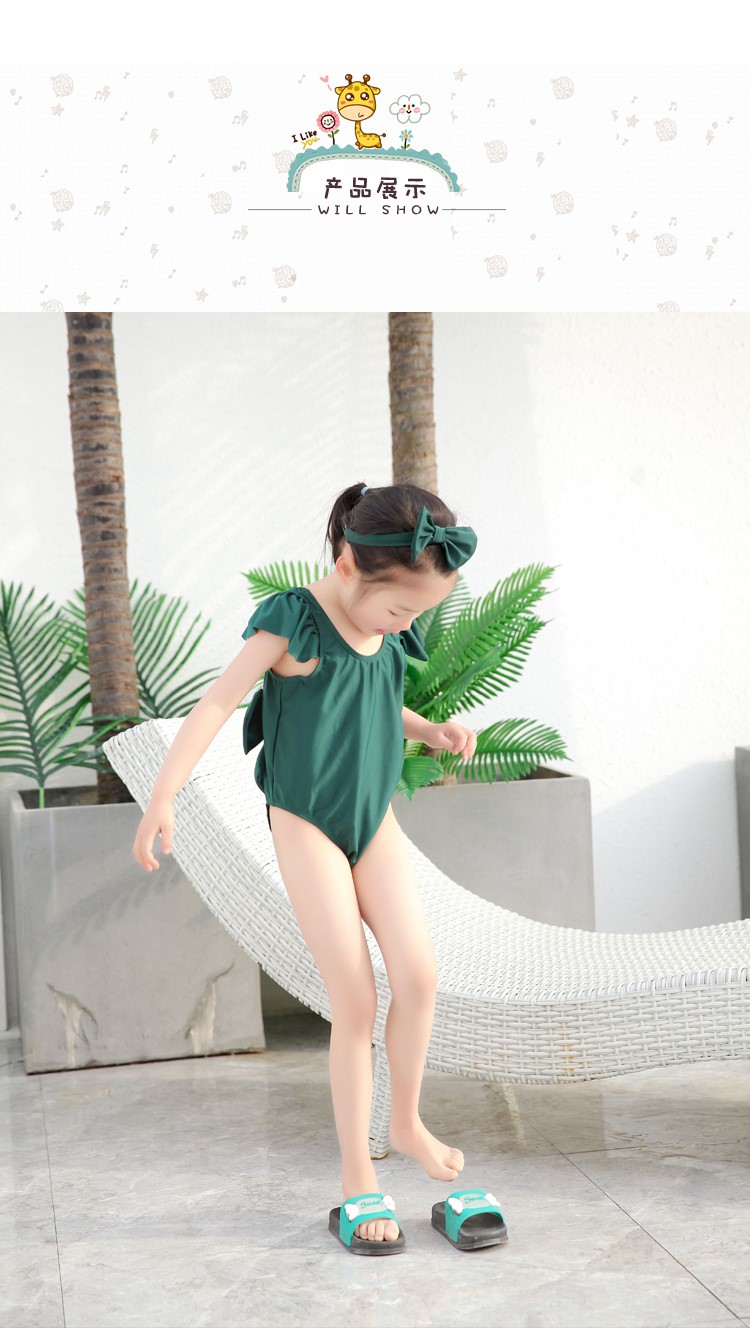 Đồ bơi trẻ em Cô gái Xiêm Halter Bộ bikini dễ thương Bộ đồ bơi nhanh cho bé trai - Bộ đồ bơi của Kid đồ bơi bé gái tay dài