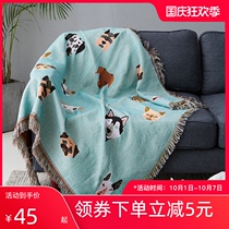 Nordic sofa cover dog sand release cover cloth sofa towel full cover ins all inclusive single combination sofa cushion