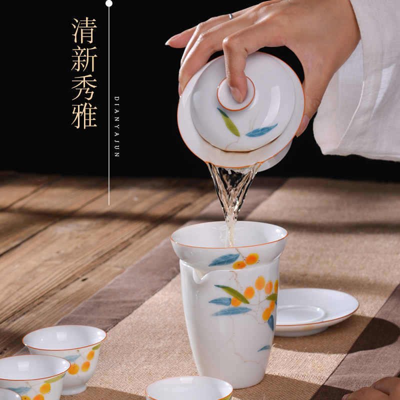 ) suit household ceramics fair keller points implement large belt filter tea kung fu tea tea accessories tea sea