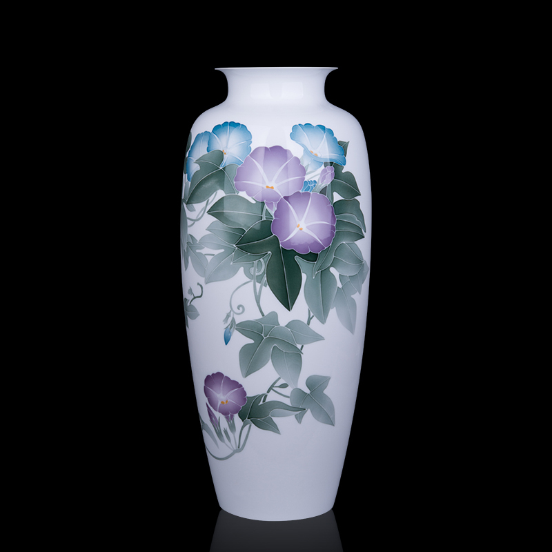 Liling porcelain glaze color hand - made ceramic vase is placed under the sitting room adornment flowers flower rhyme of fine individual works