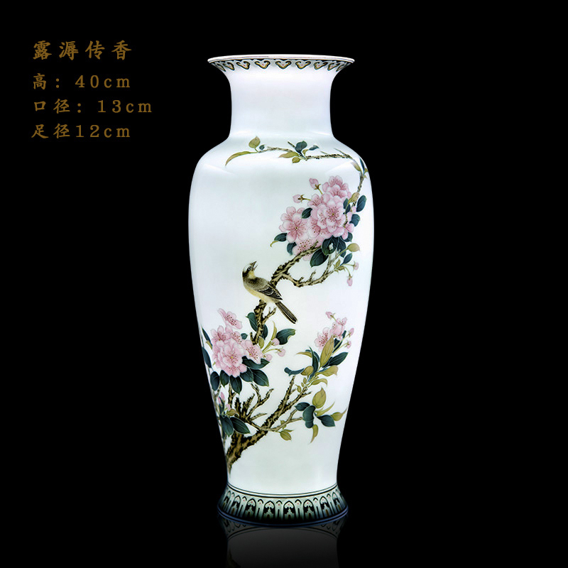 Hand - made under the glaze color liling porcelain vase contracted style living room TV cabinet household adornment handicraft furnishing articles