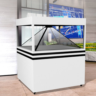 180/360度全息展柜3d触摸透明屏三维立体悬浮成像立体投影展示柜