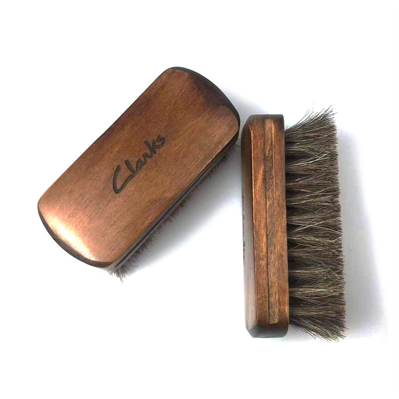claks its lema hairbrush Horses mane cleaning and dust removal shoe brush care leather shoes polished soft hairbrush shoe polish-Taobao