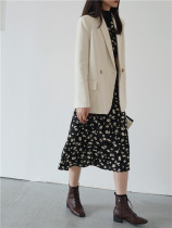 Sleeping Rabbit 5 stars recommended shoulder suit jacket female little man early spring hanging loose net red fried street suit