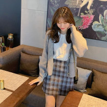 Sleeping Rabbit Short Sweater 2020 New Women Loose Joker Sleeve V-neck Knitted Cardigan Jacket