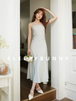 Мятное платье-комбинация, вставки в бюстгальтер