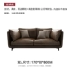 Nordic Ý thiết kế da sofa xuống ba chỗ ngồi ngành năng lượng gió sofa cổ điển lớp đầu tiên của phòng khách da - Ghế sô pha giường gấp thành ghế sofa