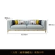 Sau khi ánh sáng sofa da sang trọng hiện đại kết hợp ba-bit của căn hộ nhỏ phòng khách sang trọng mô hình sẵn sàng Đồ đạc phòng - Ghế sô pha