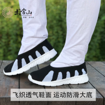 Wuang Tai Chi Shoes Shifang Shoes Practice Shoes Daisai Shoes Men and women Identical Road Shoes Light Sports Non-slip Bottom Flying Weave Shoes