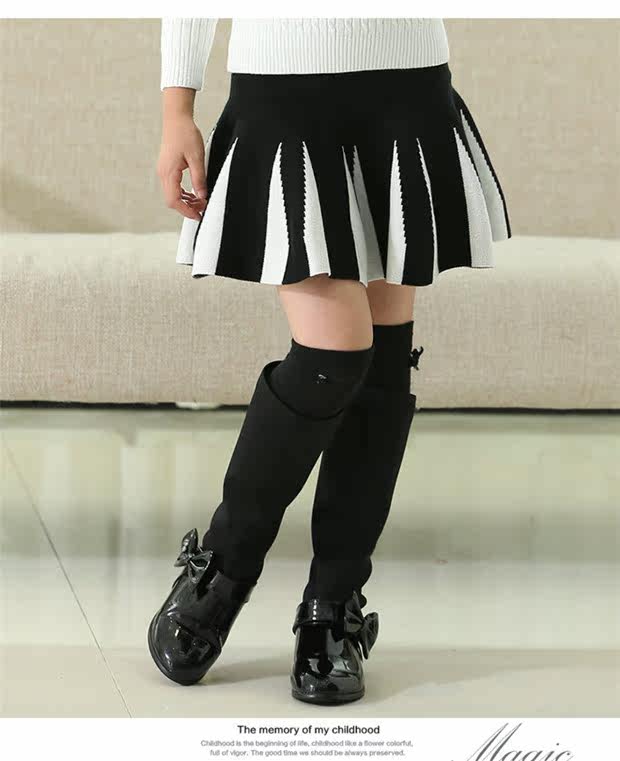 Jupe fillette en mélange - Ref 2048939 Image 43