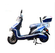 Property security patrol car City management patrol battery Factory security electric vehicle two-wheeled pedal double city management
