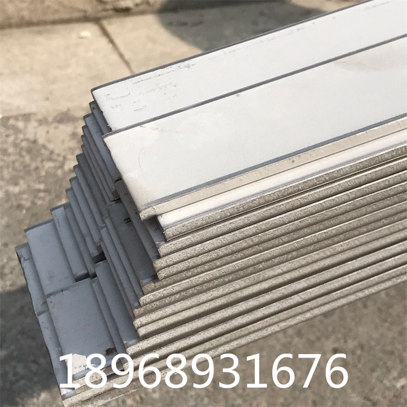 304 stainless steel flat steel flat steel bar acid white solid flat bar flat iron square steel plate row profile processing cut to zero