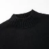 HLA / Haicang House Solid Color Nửa cổ áo dài tay áo len 2018 Thu mới Set áo dài tay nam