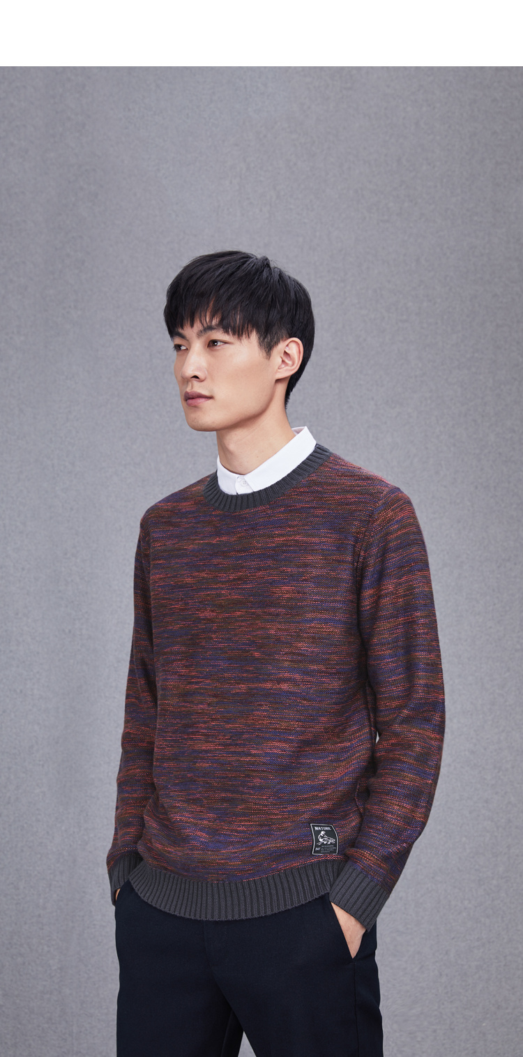Áo len cổ lọ cạp cao của nhà HLA / Haicang 2018 Thu mới Slim Slim Two Men blazer nam