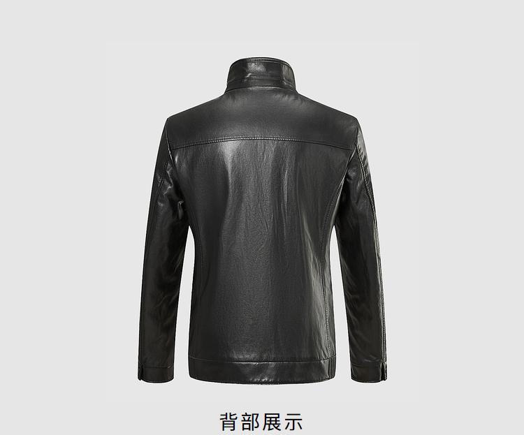 HLA/海澜之家 男士毛绒加厚商务休闲PU夹克 可脱卸内胆 图8