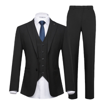 HLA Heilan House elastic elastic waist suit suit 24 spring and summer new three-piece flat lapel business dress for men