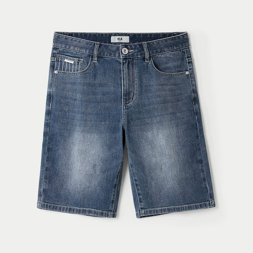 HLA/海澜之家 Джинсовые летние штаны, шорты, средняя посадка