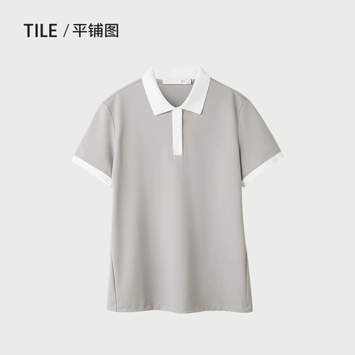 HLA/海澜之家 Летняя футболка polo для отдыха, короткий рукав, свободный прямой крой