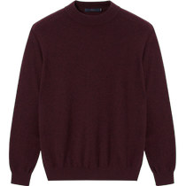 HLA Heilan House Classic Round Neck Long Sleeve Sweater Warm Soft Warm Stretchy and Delicate Cashmere Sweater for Men