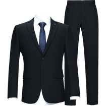 HLA Hailan House Stretch Elastic Waist Dress Suit 24 Autumn New Gentleman Business Wedding Suit Set Western Men