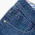 HLA Haishu mèo Nhà phải ở trong eo năm túi sáu điểm jeans 2018 mùa hè mới quần denim nam thời trang nam cao cấp	 Cao bồi