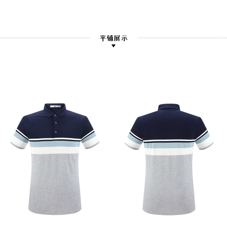 HLA Haishu Nhà sọc dát ngắn tay T-Shirt 2018 mùa hè mới ve áo ngắn tay áo polo nam áo phông có cổ