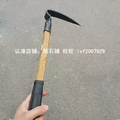 Manganese steel forging, small pointed hoe, planting vegetables, planting flowers, farming tools, outdoor ripping, digging bamboo shoots, digging herbs, garden gardening, weeding and durable