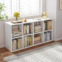 Salle de vie Bookcase Shelve Shelve Domestic Short Cabinet Student storage armoire Eight-grid Cabinet Composition armoires Storage Cabinet Bookshelf